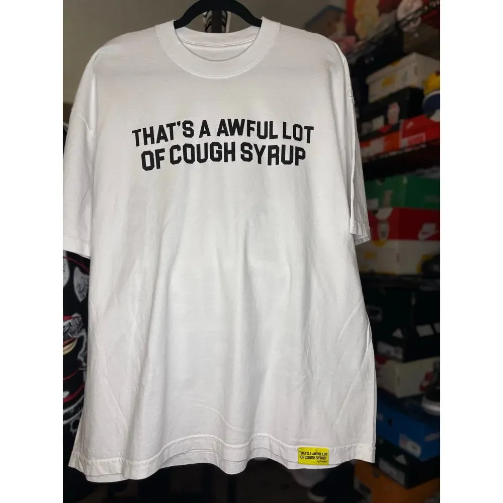NEW Sz. XL - Men's Awful Lot of Cough Syrup Tee (White) - Picture 2 of 3